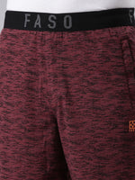 Faso Men's Cotton Elastic Track Shorts