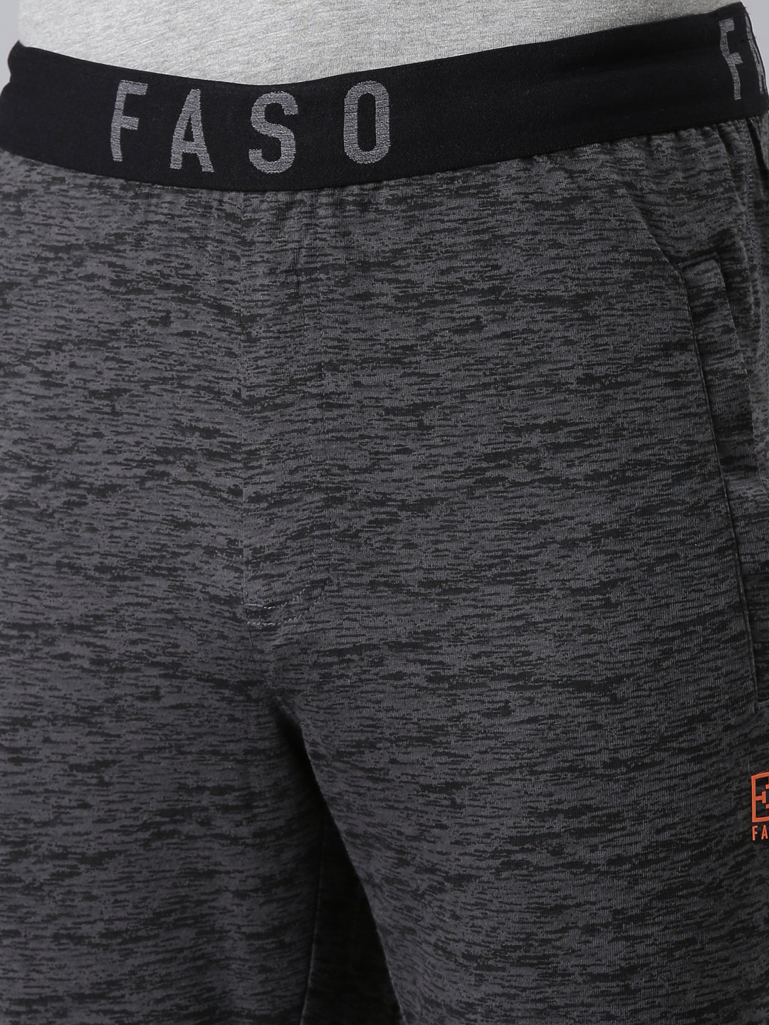 Faso Men's Premium Cotton Outer Elastic Jogger