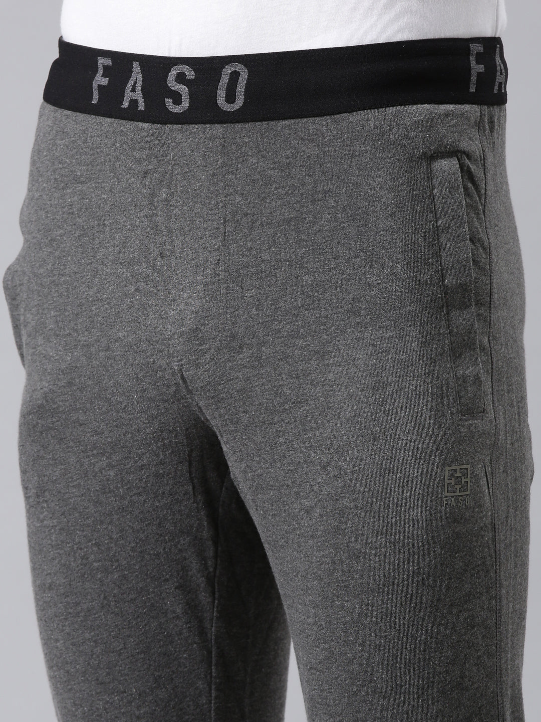 Faso Men's Premium Outer Elastic Track Pant