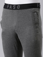 Faso Men's Premium Outer Elastic Track Pant