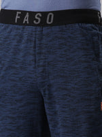 Faso Men's Cotton Elastic Track Shorts