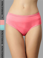 Faso Women's Cotton Inner Hipster (Pack of 3)