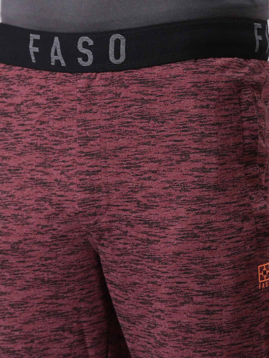 Faso Men's Premium Cotton Outer Elastic Jogger