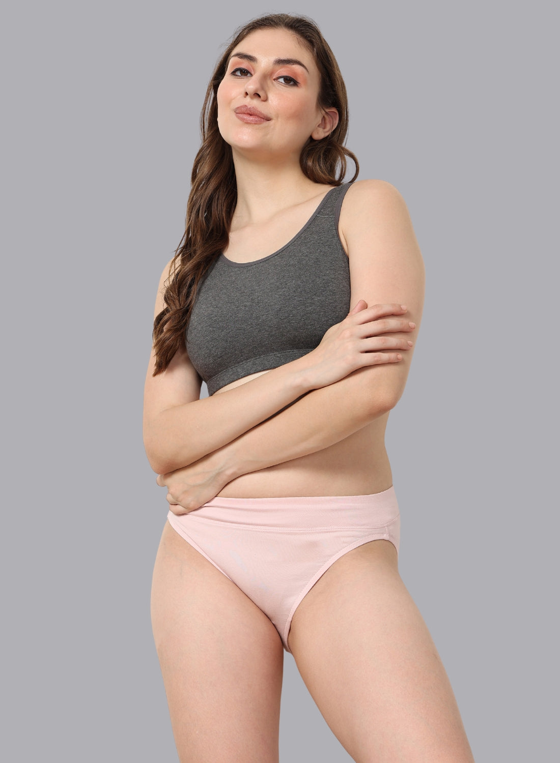 Faso Women's Cotton Beginners Sports Bra