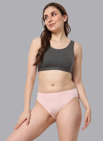 Faso Women's Cotton Beginners Sports Bra