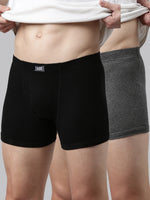 Faso Men's Cotton Inner Elastic Trunk (Pack of 2)