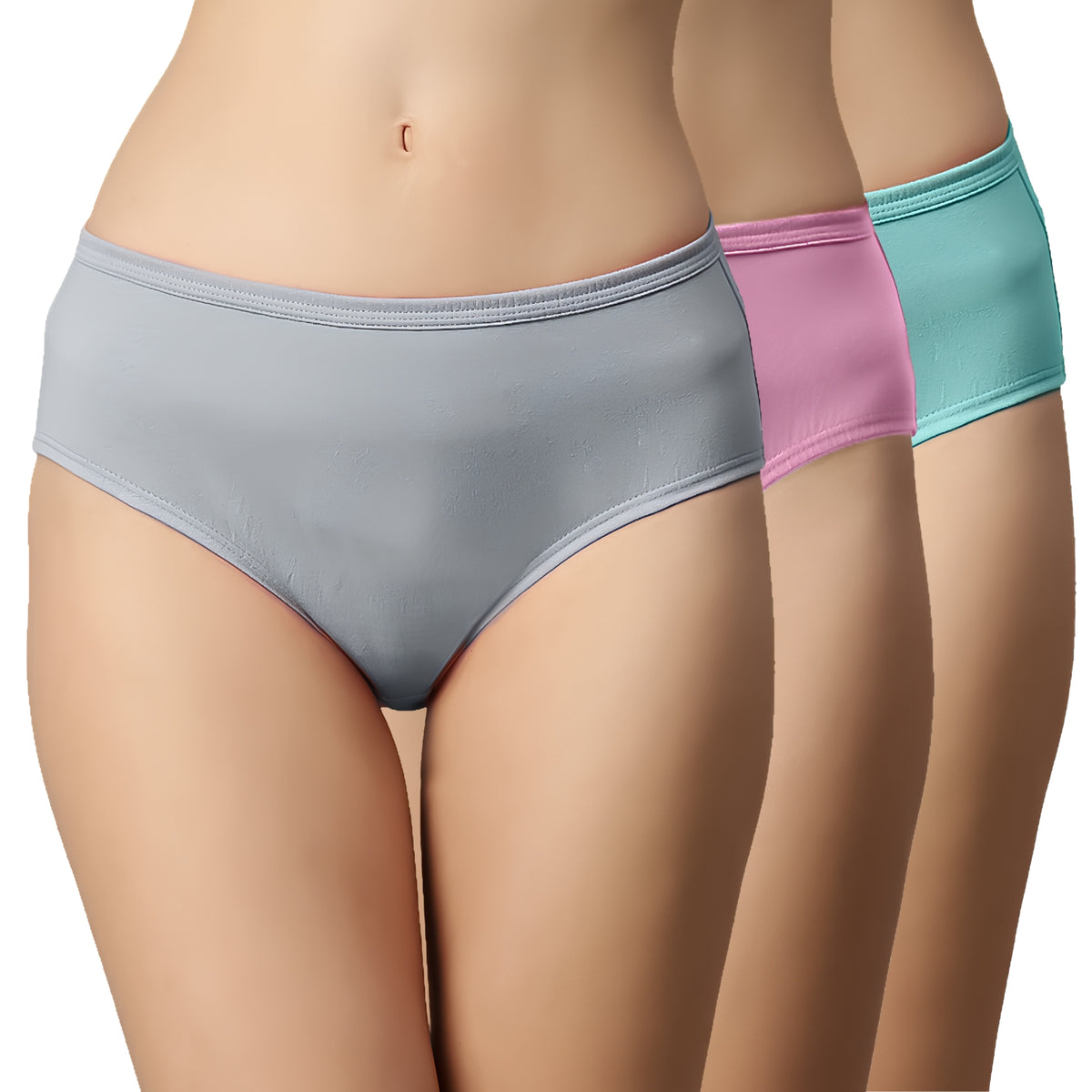 Faso Women's Cotton Inner Hipster (Pack of 3)
