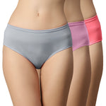 Faso Women's Cotton Inner Hipster (Pack of 3)