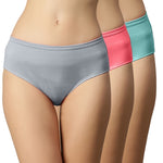 Faso Women's Cotton Inner Hipster (Pack of 3)