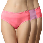 Faso Women's Cotton Inner Hipster (Pack of 3)
