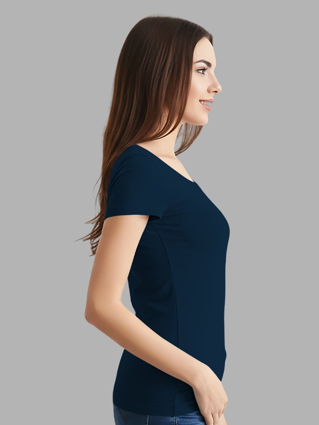 FASO Women’s Cotton Round Neck T-shirt (Pack of 2)