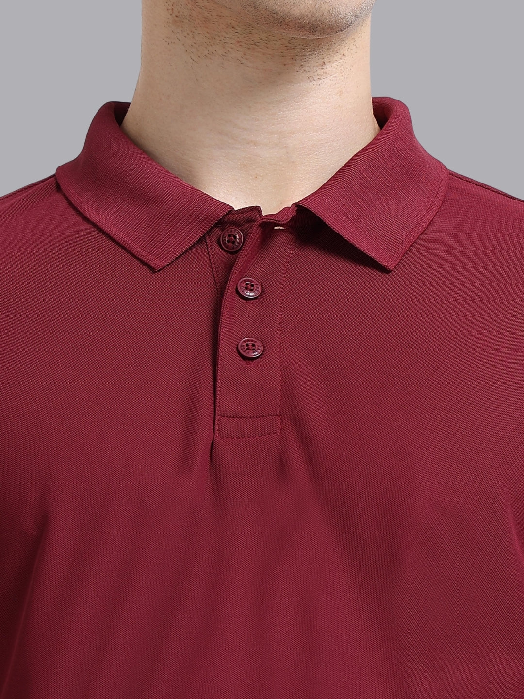 FASO Men's Polyester Polo T-shirt