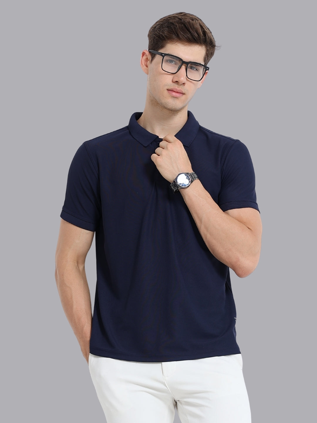 FASO Men's Polyester Polo T-shirt