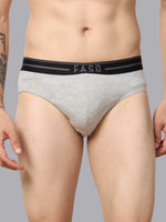 Faso Men's Cotton Outer Elastic Brief(Pack of 2)