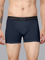 Faso Men's Cotton Outer Elastic Trunk (Pack of 2)