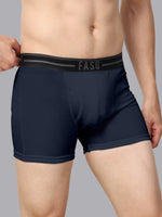 Faso Men's Cotton Outer Elastic Trunk (Pack of 2)