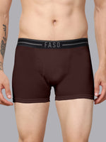 Faso Men's Cotton Outer Elastic Trunk (Pack of 2)