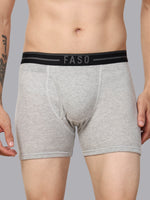 Faso Men's Cotton Outer Elastic Trunk (Pack of 2)