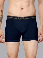 Faso Men's Cotton Outer Elastic Trunk (Pack of 2)