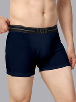 Faso Men's Cotton Outer Elastic Trunk (Pack of 2)