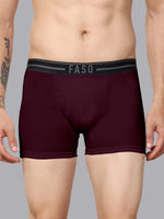 Faso Men's Cotton Outer Elastic Trunk (Pack of 2)