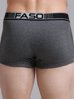 Faso Men's Cotton Neon Outer Elastic Trunk (Pack of 2)