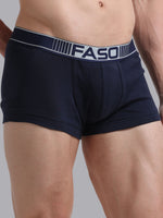 Faso Men's Cotton Neon Outer Elastic Trunk (Pack of 2)