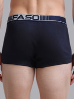 Faso Men's Cotton Neon Outer Elastic Trunk (Pack of 2)