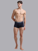Faso Men's Cotton Neon Outer Elastic Trunk (Pack of 2)
