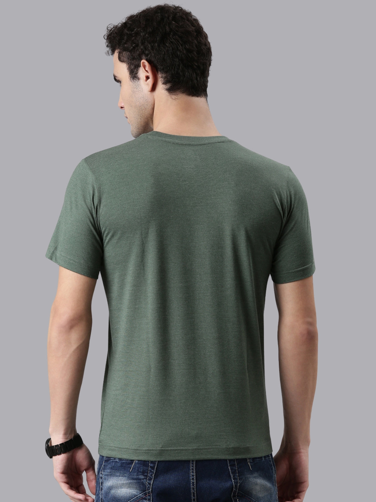 FASO Men’s Cotton Crew Neck Casual T-Shirt