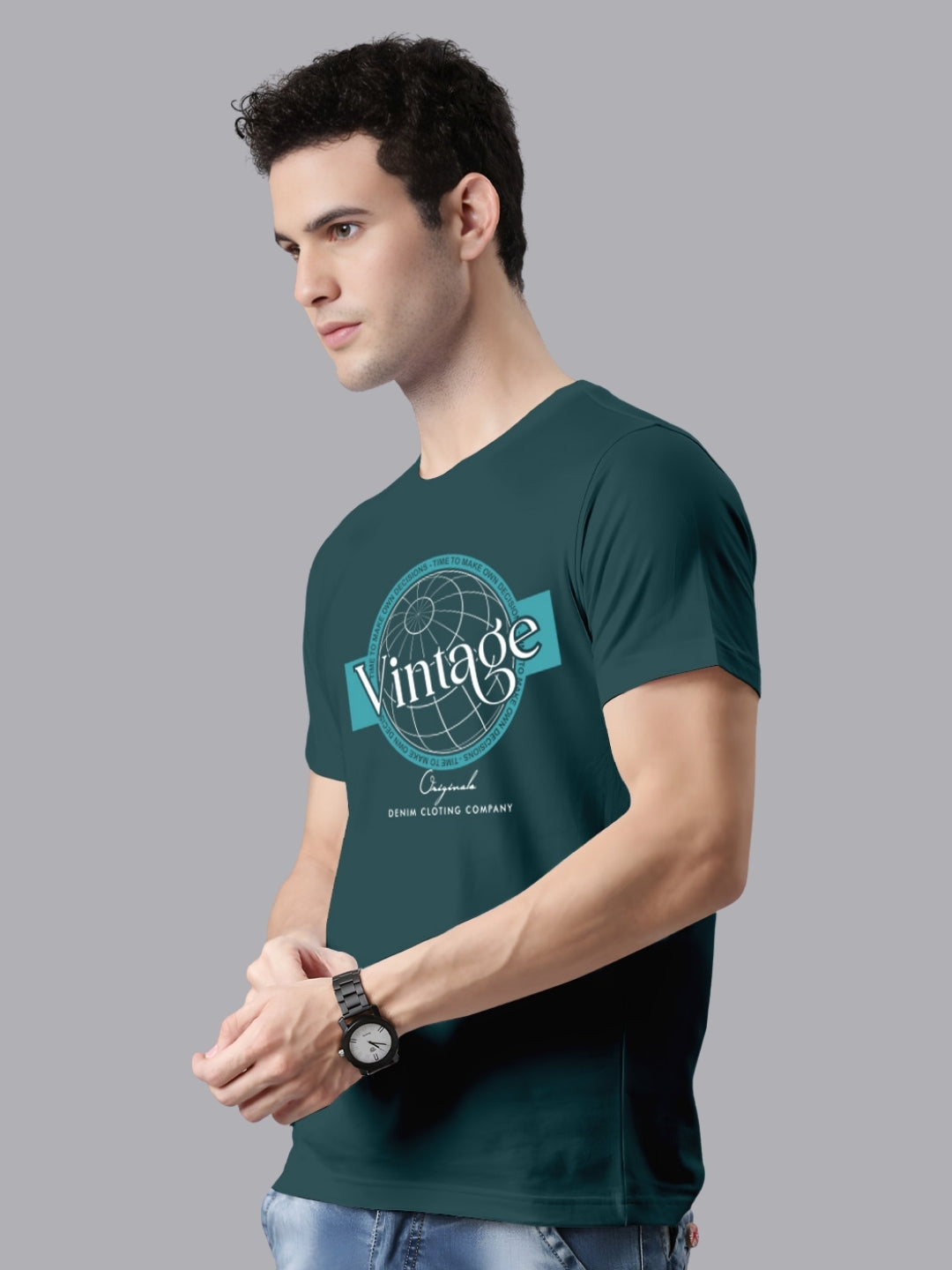 FASO Men’s Premium Cotton Printed T-Shirt
