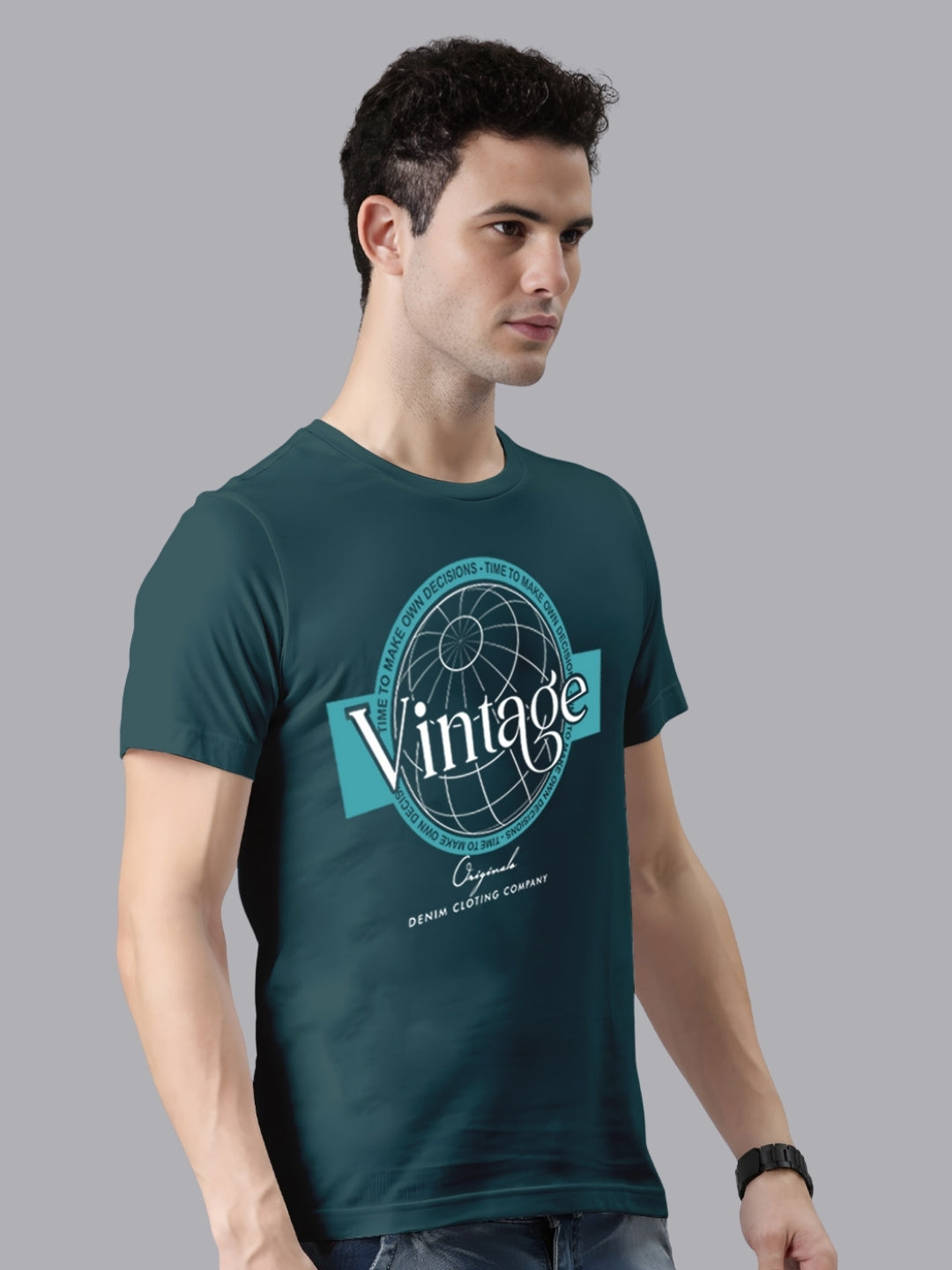 FASO Men’s Premium Cotton Printed T-Shirt