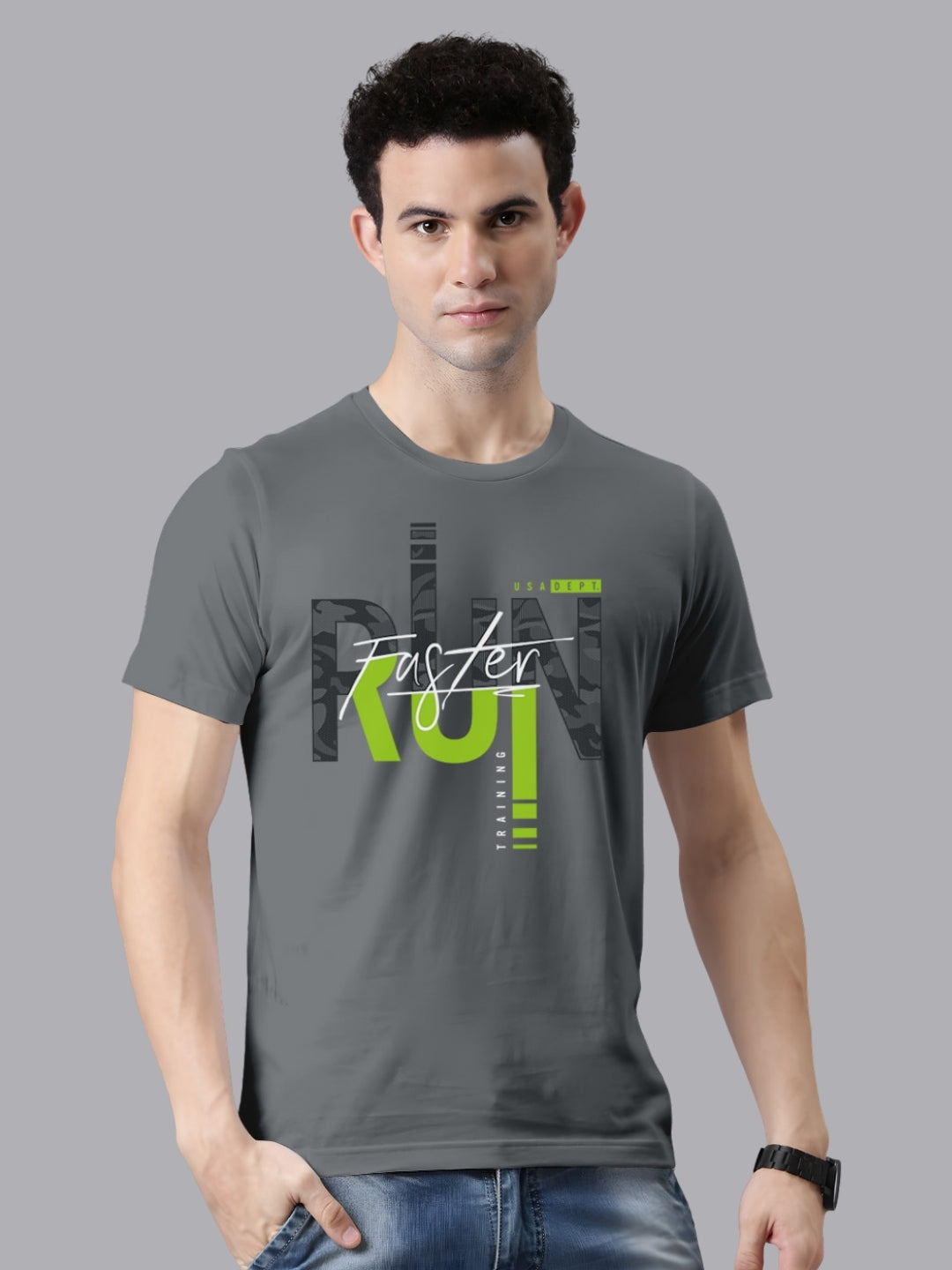 FASO Men’s Premium Cotton Printed T-Shirt