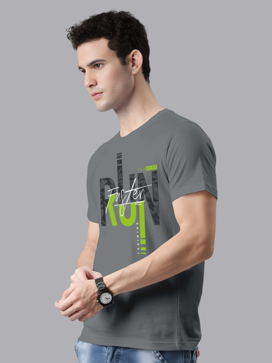 FASO Men’s Premium Cotton Printed T-Shirt