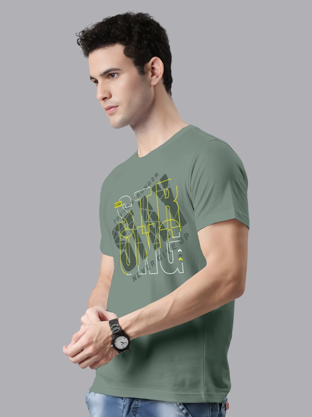 FASO Men’s Premium Cotton Printed T-Shirt