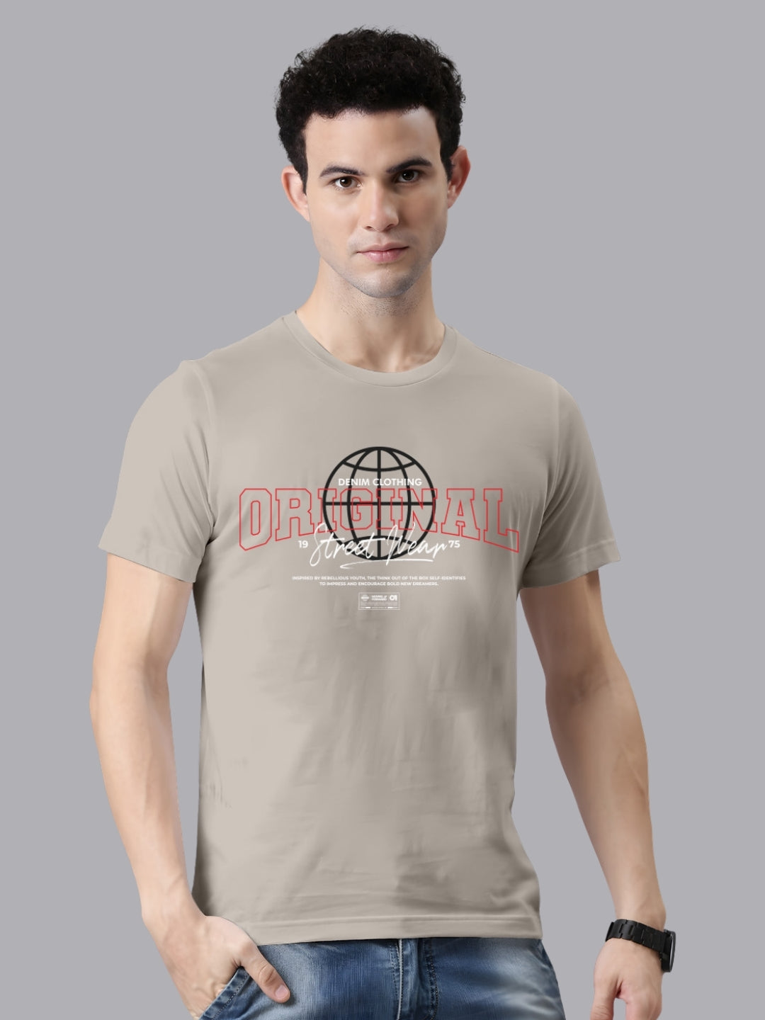 FASO Men’s Premium Cotton Printed T-Shirt
