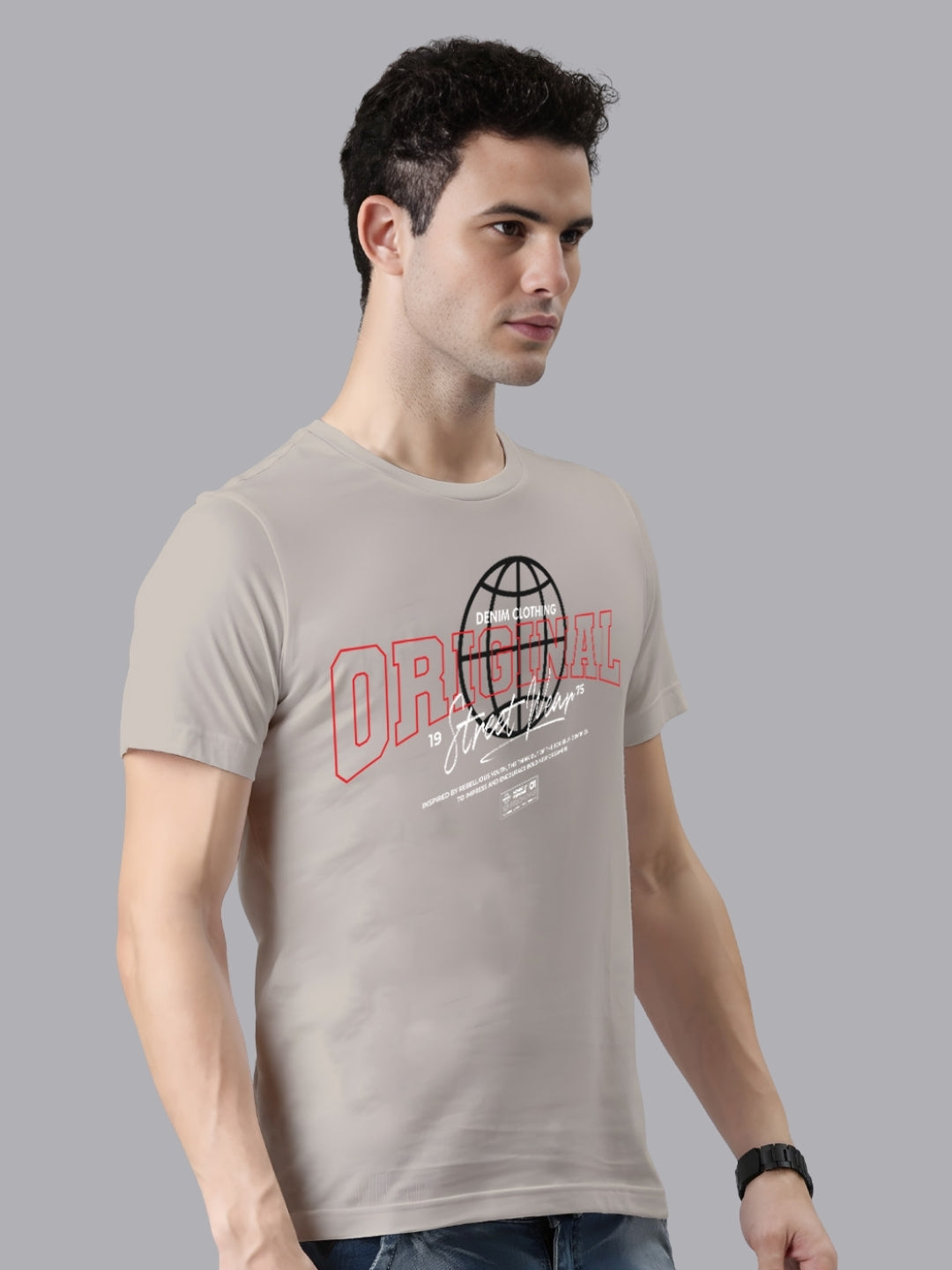 FASO Men’s Premium Cotton Printed T-Shirt