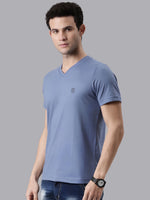 FASO Men’s Soft Cotton V-Neck T-Shirt
