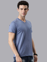 FASO Men’s Soft Cotton V-Neck T-Shirt