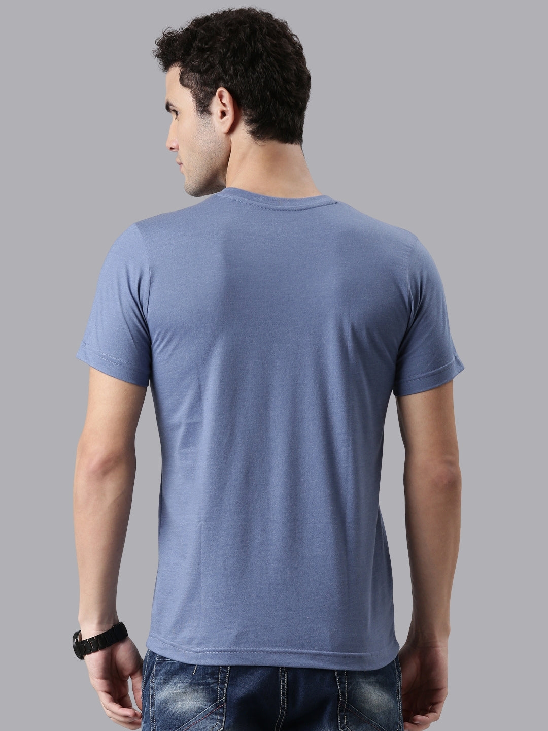 FASO Men’s Soft Cotton V-Neck T-Shirt