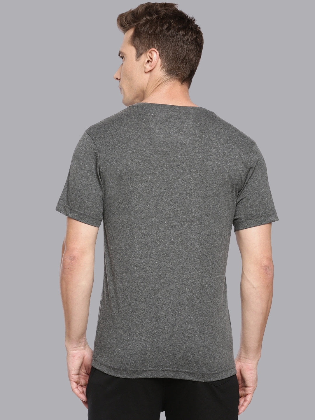 FASO Men’s Soft Cotton V-Neck T-Shirt
