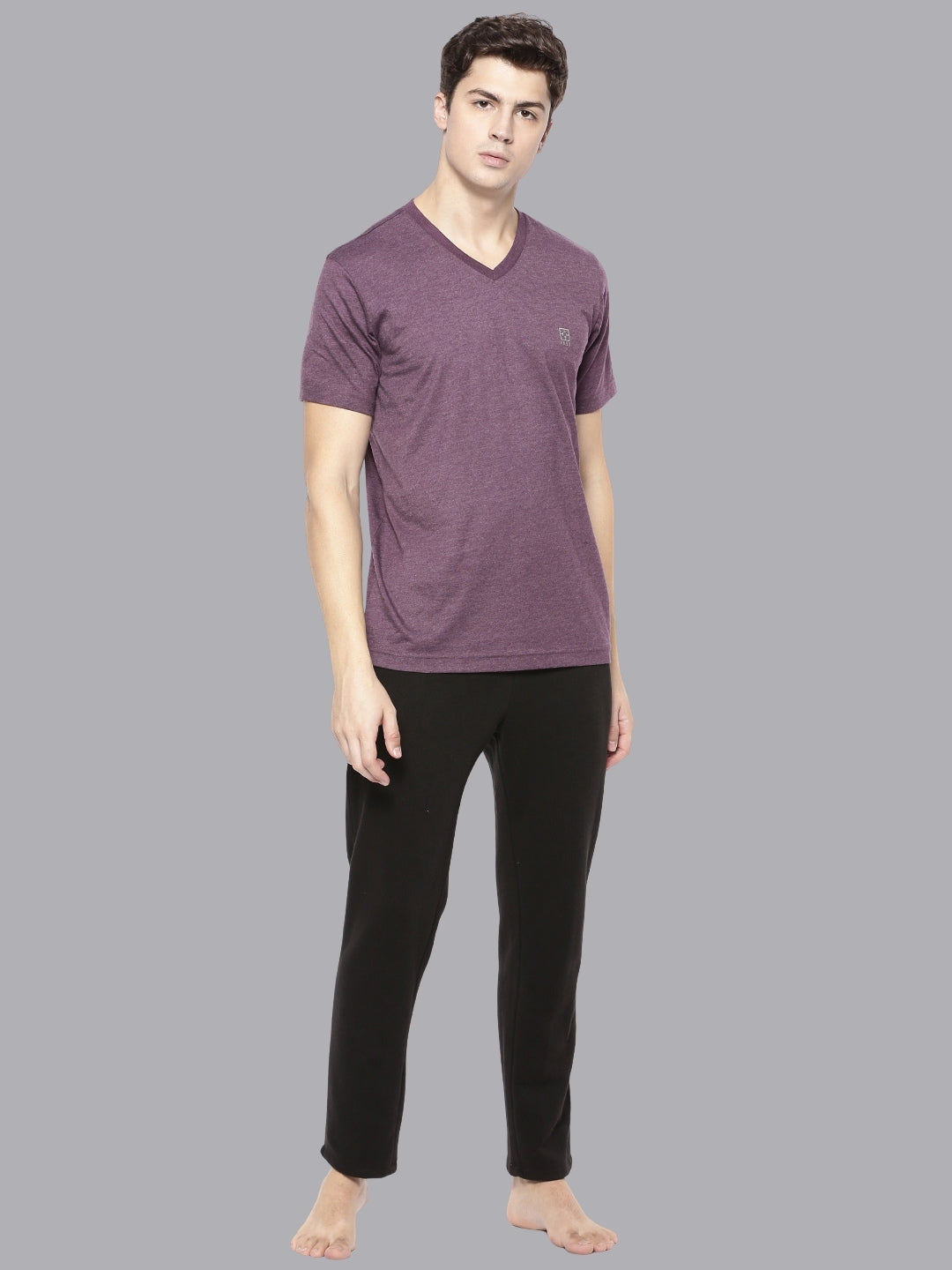 FASO Men’s Soft Cotton V-Neck T-Shirt