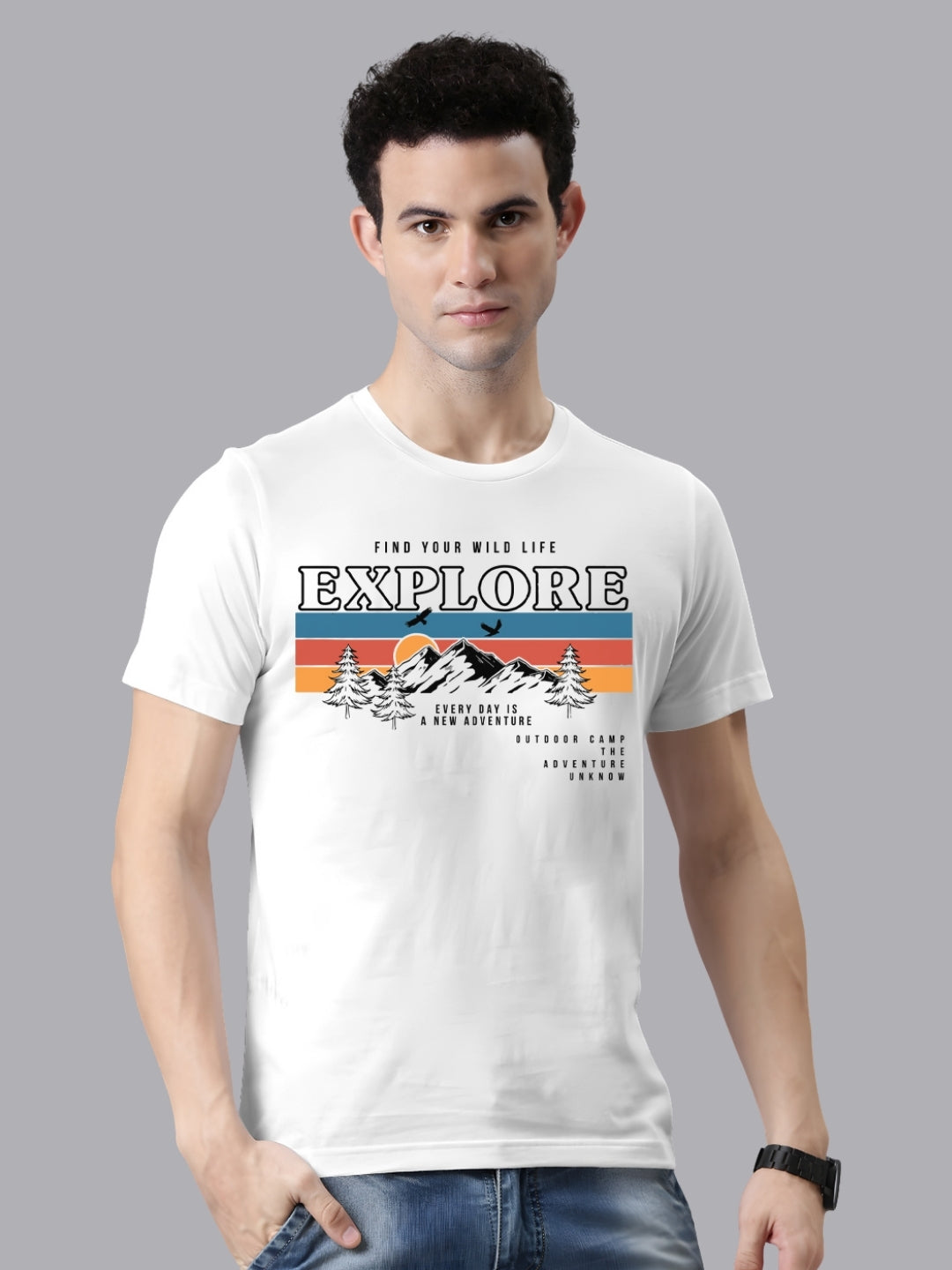 FASO Men’s Premium Cotton Printed T-Shirt