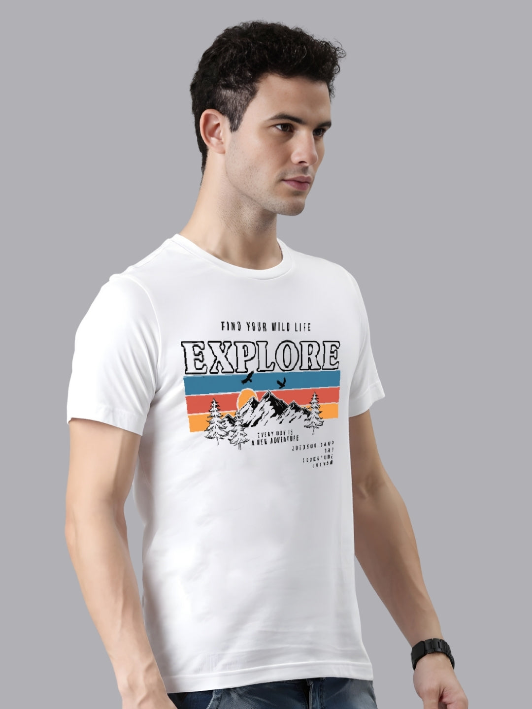FASO Men’s Premium Cotton Printed T-Shirt