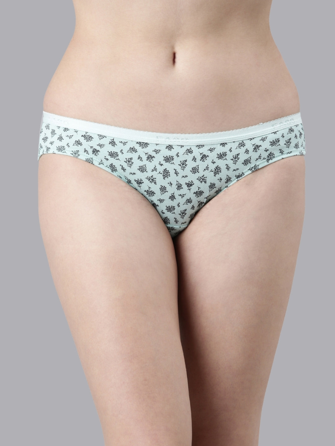 Faso Women's Cotton Outer Elastic Bikini (Pack of 3)
