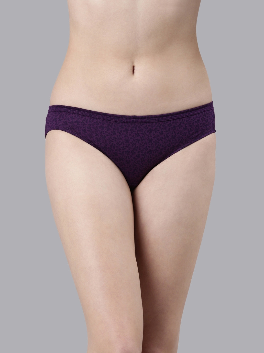 Faso Women's Cotton Inner Elastic Bikini (Pack of 3)