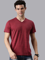 FASO Men’s Soft Cotton V-Neck T-Shirt