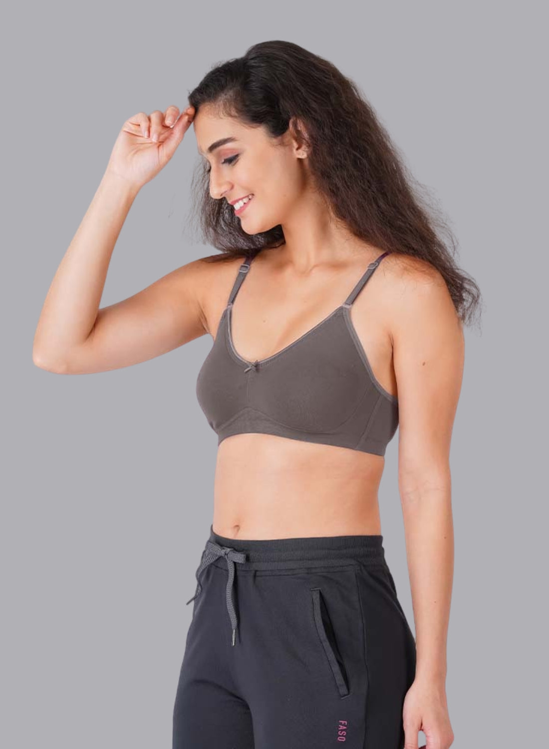 Faso Women's Cotton full Coverage Bra