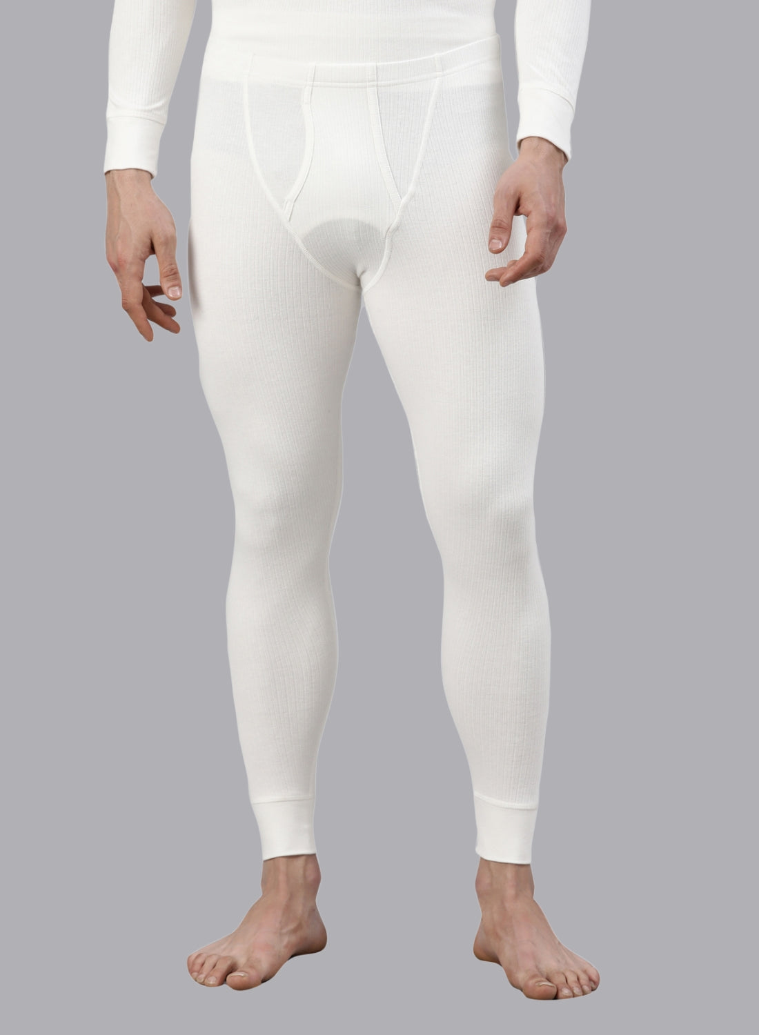 FASO Men’s Thermal Long Pants with Rib