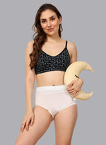 Faso Women's Cotton Printed Bra